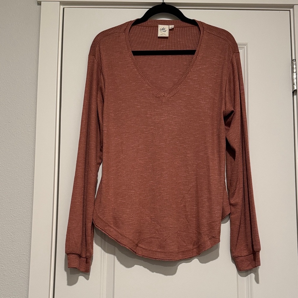 White Crow Women's Long Sleeve Top - Rust